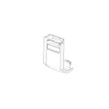 Parte inferior cerradura SHAD TR37 D1TR37MIR