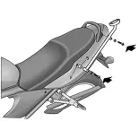 Fijación superior SHAD para maleta moto S0TC19ST