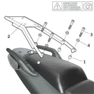 Fijación superior SHAD para maleta moto Yamaha Tmax 500 V Y0TM59ST