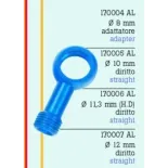 Banjo de moto recto alumnio FrenTubo 170005AL-RD