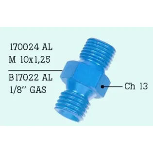 Adaptador M10X1 aluminio FrenTubo 170024AL-BL