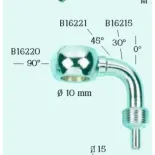Banjo de moto 45º recuperable FrenTubo B16221