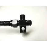 Repartidor M 10X1 aluminio de color negro B20010AL-NE