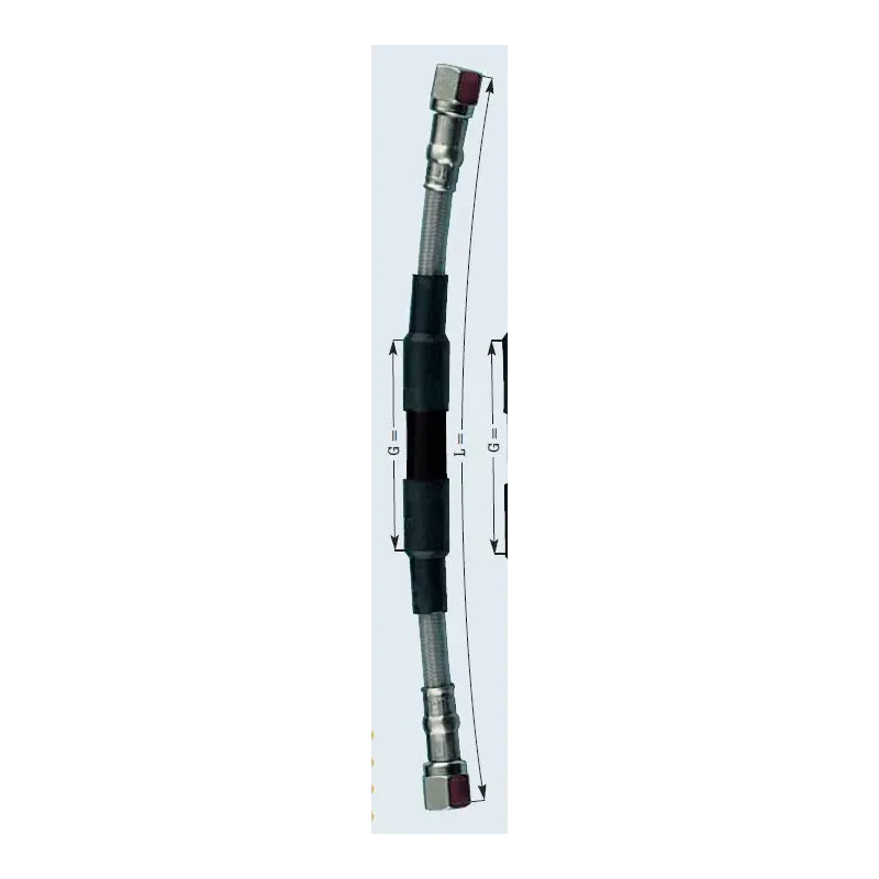 Tubo de moto acero offroad 800mm FrenTubo A06-CR0800-X1BLK