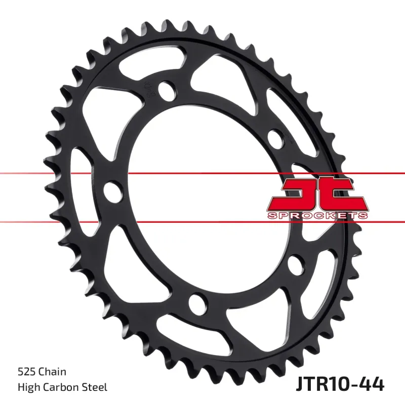 Corona moto JT Sprockets de acero de 44 dientes JTR10.44