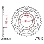 Corona moto JT Sprockets de acero de 45 dientes P.525 JTR10.45