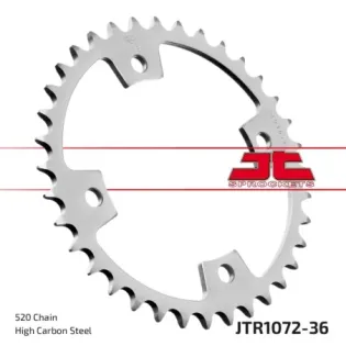 Corona moto JT Sprockets de acero de 36 dientes P.520 JTR1071.36