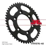 Corona moto JT Sprockets de acero de 48 dientes JTR1076.48