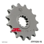 Piñón de moto JT Sprockets acero 15 dientes P.420 JTF1120.15
