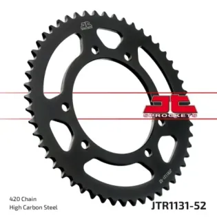 Corona moto JT Sprockets de acero de 52 dientes JTR1131.52