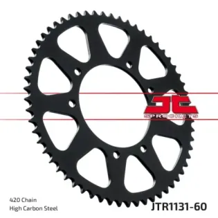 Corona moto JT Sprockets de acero de 60 dientes JTR1131.60
