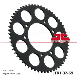 Corona moto JT Sprockets de acero de 59 dientes JTR1132.59