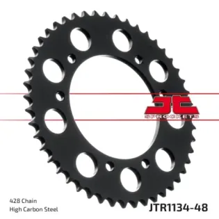 Corona moto JT Sprockets de acero de 48 dientes JTR1134.48
