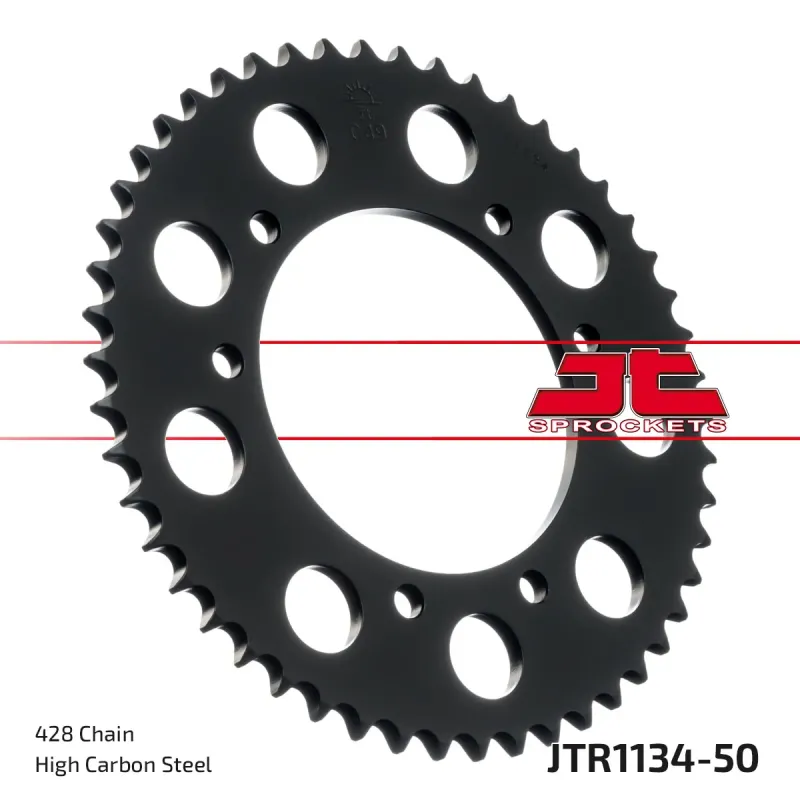 Corona moto JT Sprockets de acero de 50 dientes JTR1134.50