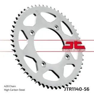 Corona moto JT Sprockets de acero de 56 dientes JTR1140.56