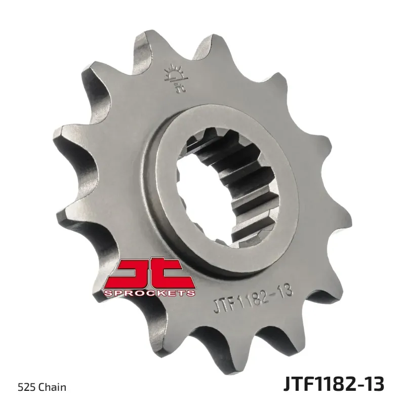 Piñón de moto JT Sprockets acero 13 dientes P.525 JTF1182.13