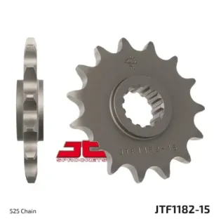 Piñón de moto JT Sprockets acero 15 dientes P.525 JTF1182.15