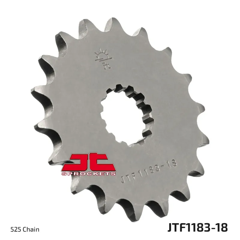 Piñón de moto JT Sprockets acero 18 dientes P.525 JTF1183.18