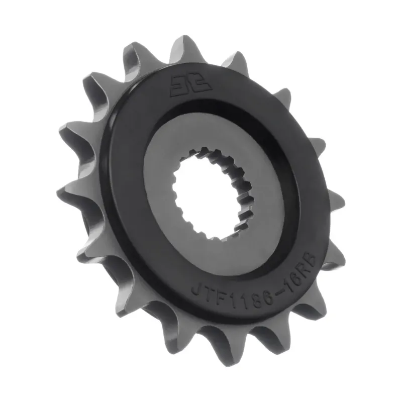 Piñón de moto JT Sprockets con goma 16 dientes P.525 JTF1186.16RB