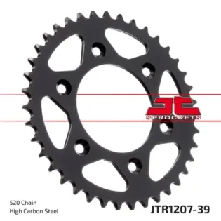Corona moto JT Sprockets de acero de 39 dientes JTR1207.39