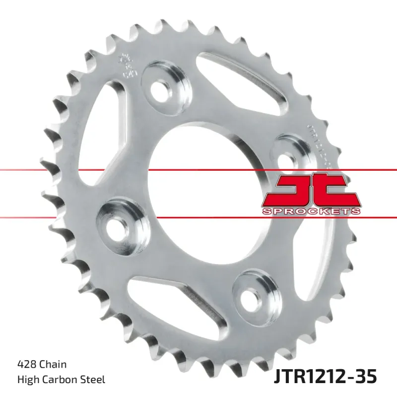 Corona moto JT Sprockets de acero de 35 dientes JTR1212.35