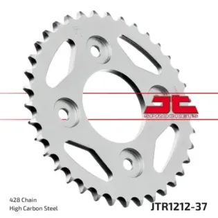 Corona moto JT Sprockets de acero de 37 dientes JTR1212.37