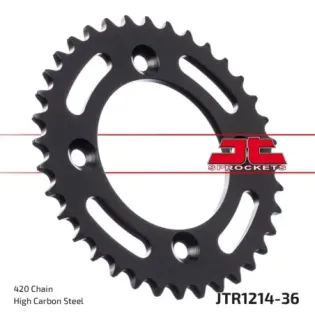 Corona moto JT Sprockets de acero de 36 dientes JTR1214.36