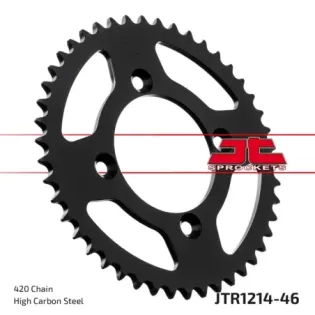 Corona moto JT Sprockets de acero de 46 dientes JTR1214.46