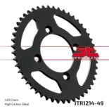 Corona moto JT Sprockets de acero de 49 dientes JTR1214.49