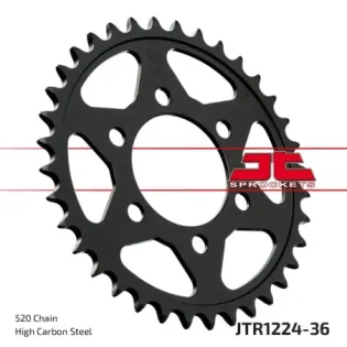 Corona moto JT Sprockets de acero de 36 dientes JTR1224.36
