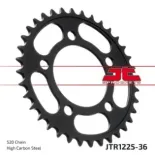Corona moto JT Sprockets de acero de 36 dientes JTR1225.36