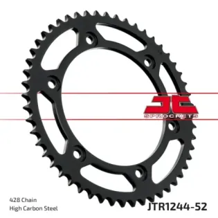 Corona moto JT Sprockets de acero de 52 dientes JTR1244.52