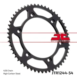Corona moto JT Sprockets de acero de 54 dientes JTR1244.54