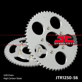 Corona moto JT Sprockets de acero de 56 dientes JTR1250.56