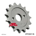 Piñón de moto JT Sprockets acero 15 dientes P.428 JTF1257.15