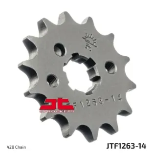 Piñón de moto JT Sprockets 14 dientes P.428 JTF1263.14