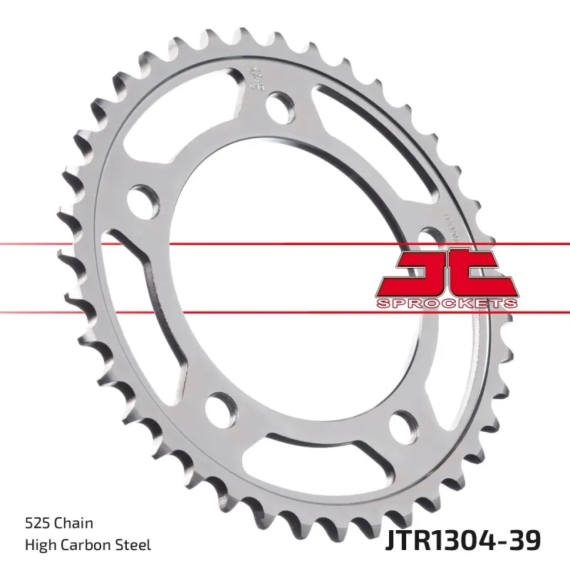 Corona moto JT Sprockets de acero de 39 dientes JTR1304.39