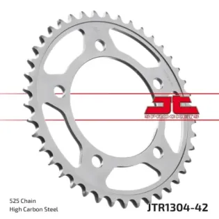 Corona moto JT Sprockets de acero de 42 dientes JTR1304.42