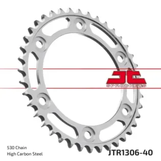 Corona moto JT Sprockets de acero de 40 dientes JTR1306.40