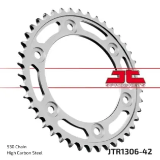 Corona moto JT Sprockets de acero de 42 dientes JTR1306.42