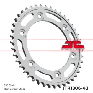Corona moto JT Sprockets de acero de 43 dientes JTR1306.43