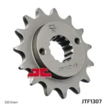Piñón de moto JT Sprockets de acero de 14 dientes JTF1307.14