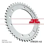 Corona moto JT Sprockets de acero de 43 dientes JTR1311.43