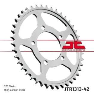 Corona moto JT Sprockets de acero de 42 dientes JTR1313.42