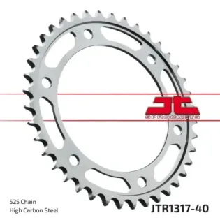 Corona moto JT Sprockets de acero de 40 dientes JTR1317.40