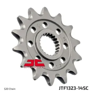 Piñón de moto JT Sprockets acero 14 dientes P.520 JTF1323.14SC