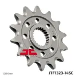 Piñón de moto JT Sprockets acero 14 dientes P.520 JTF1323.14SC