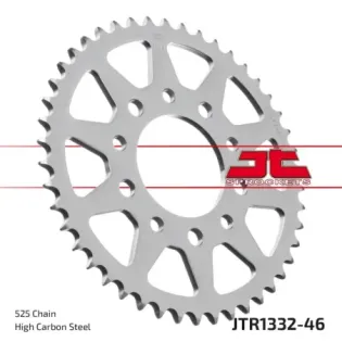 Corona moto JT Sprockets de acero de 46 dientes JTR1332.46