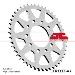 Corona moto JT Sprockets de acero de 47 dientes JTR1332.47