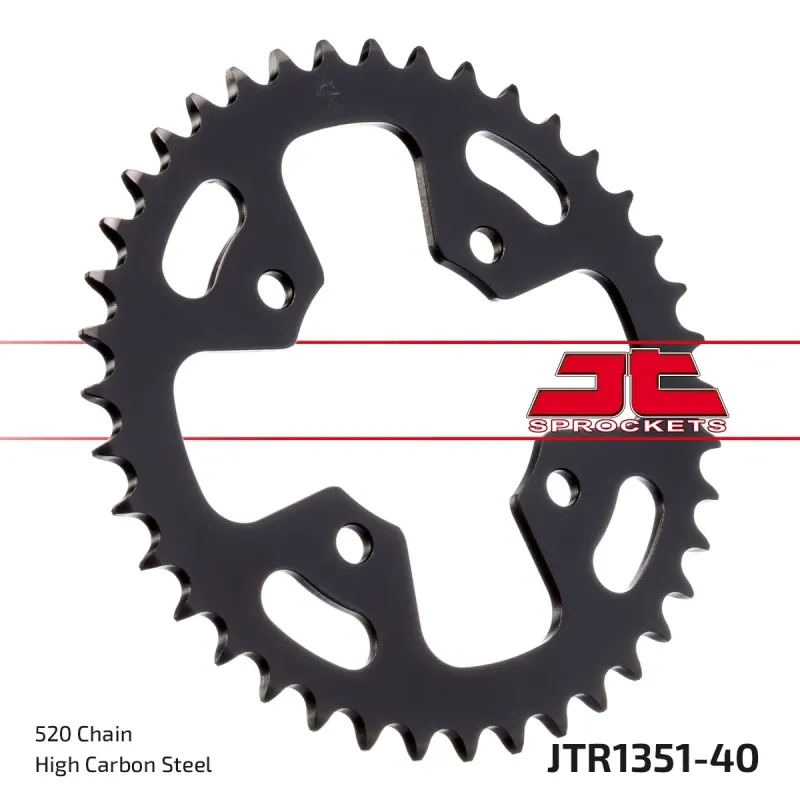 Corona moto JT Sprockets de acero de 40 dientes JTR1351.40